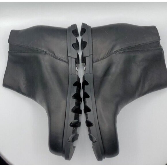 Sorel Women's Joan of Arctic Wedge III Zip Chelsea Boot Black Sea Salt Size 10 - Picture 7 of 13